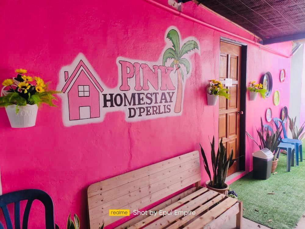 Pink Homestay D'Perlis كانجار المظهر الخارجي الصورة